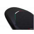 LUIMOTO Team Italia Rider Seat Cover for the Aprilia SR Motard 50 / 125 (2012+) LUIMOTO Team Italia Rider Seat Cover for the Aprilia SR Motard 50 / 125 (2012+)
